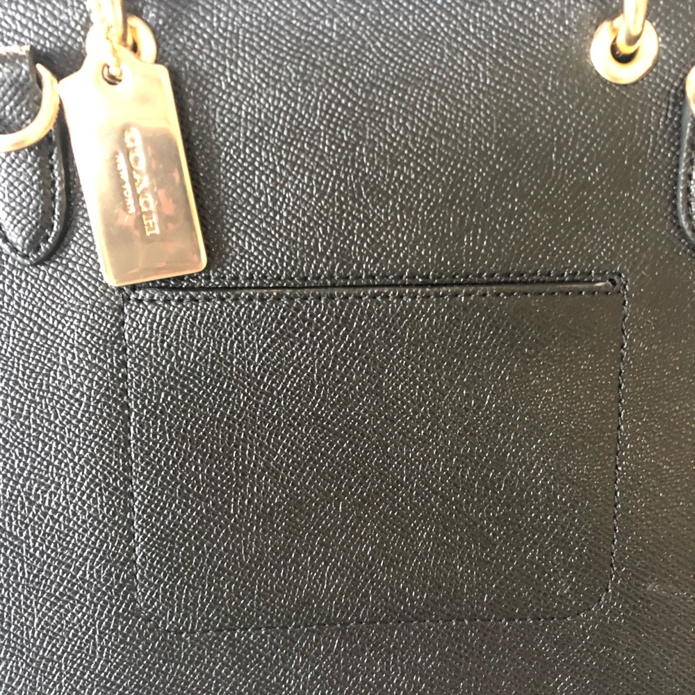 Coach Avary black crossgrain leather crossbody - Picture 11 of 12